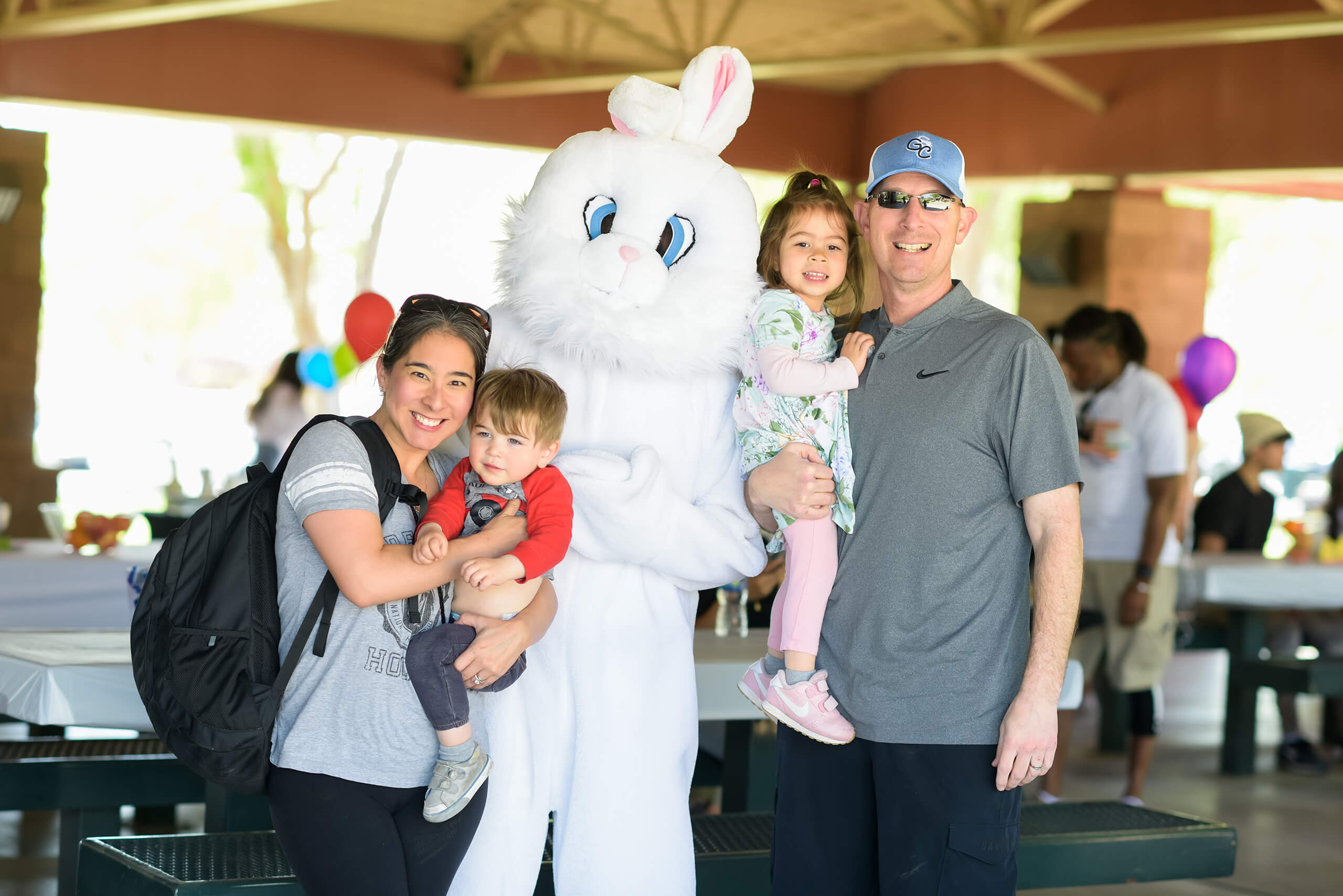 Easter Bunny With Family