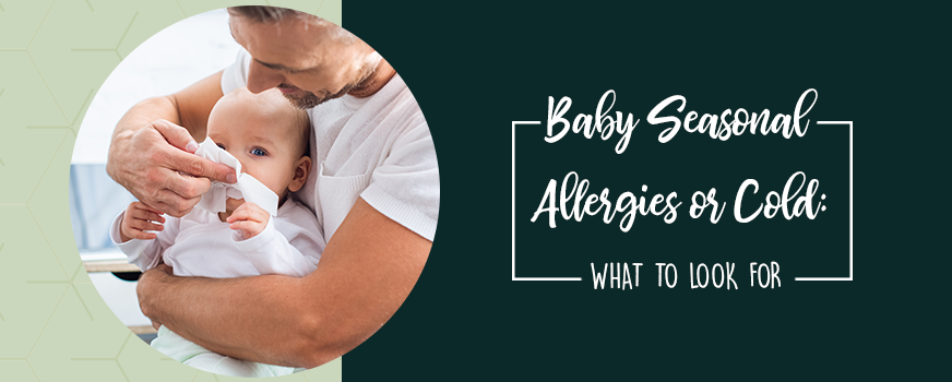 Baby Seasonal Allergies or Cold What to Look For Header