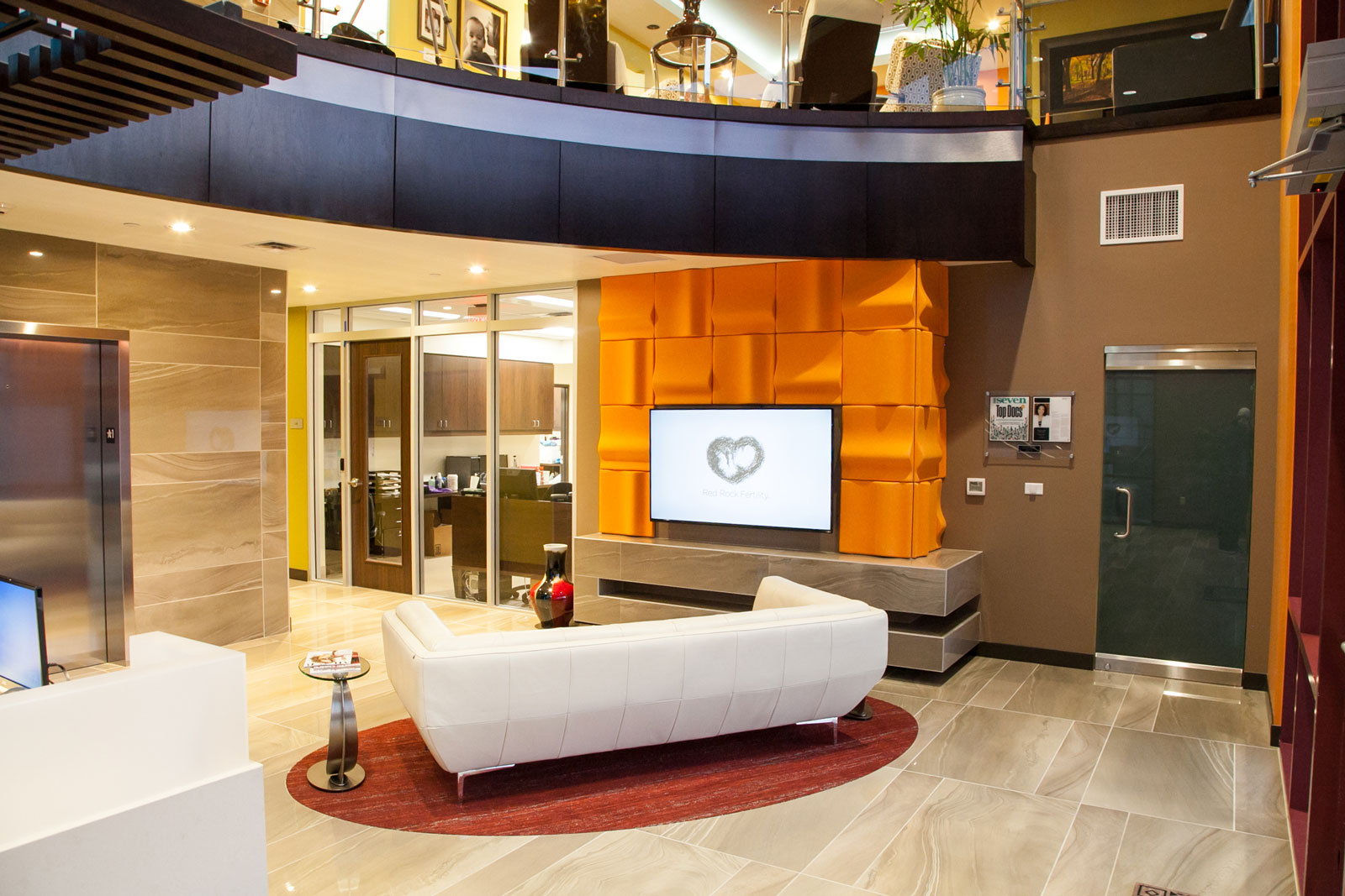 Lobby at Red Rock Fertility Center.