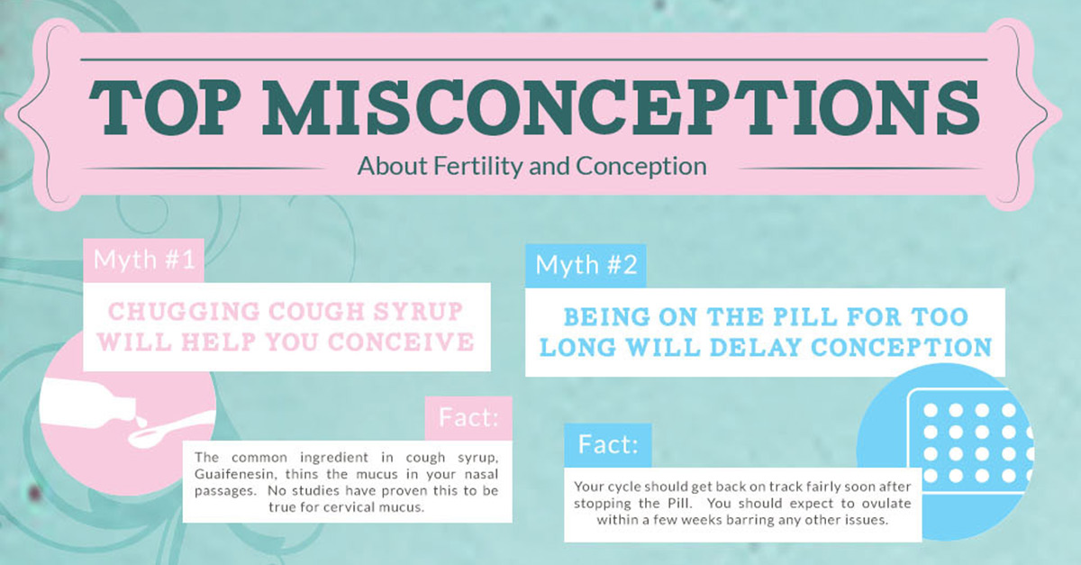 Top Fertility Misconceptions Infographic