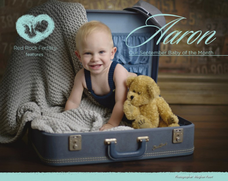 September baby of the month, Aaron