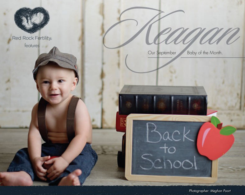 September baby of the month, Keagan
