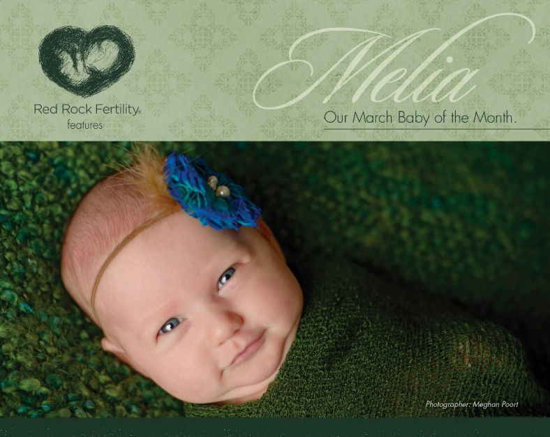 March baby of the month, Melia